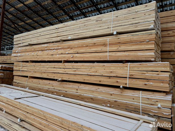 Брус обрезной 100х100х6000мм