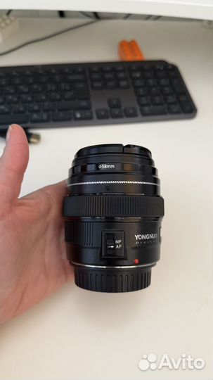 Объектив yongnuo 100 mm f2 для Canon