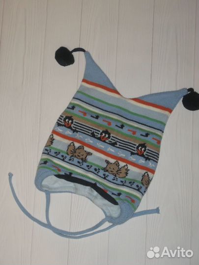 Бу фирменные зимние шапки на ог 49-51-52