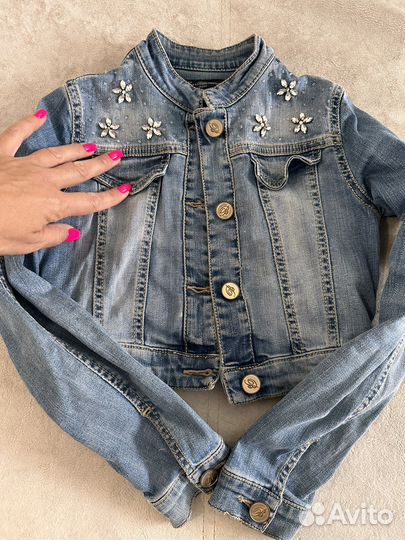 Куртка джинсовая на девочку