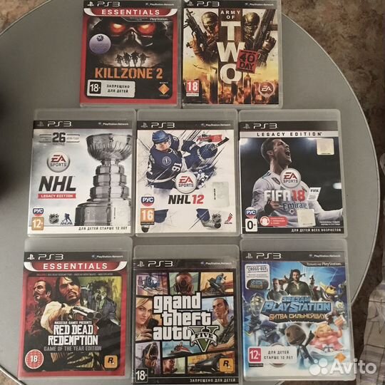 Игровые диски на ps3 без царапин и дефектов