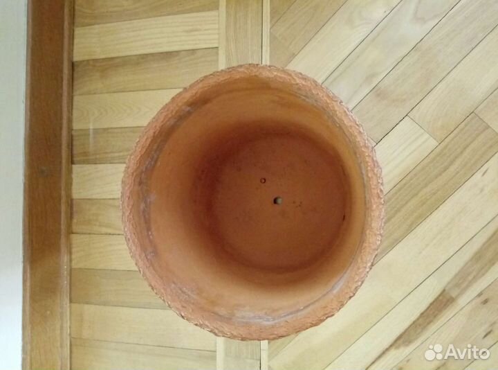 Керамический или глиняный горшок для цветов (бу)