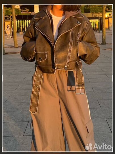 Кожанка женская