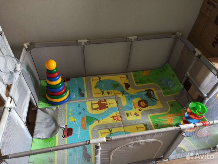 Манеж детский игровой усиленный