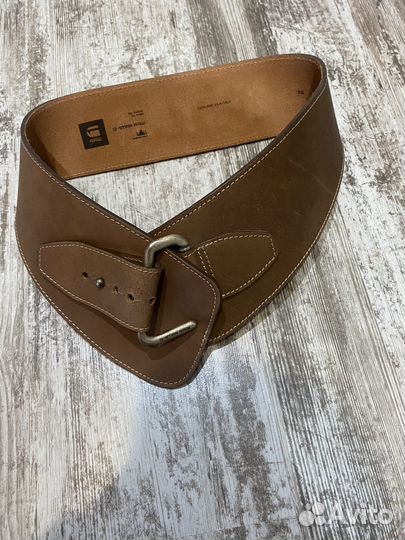 Ремень пояс G-Star кожаный новый