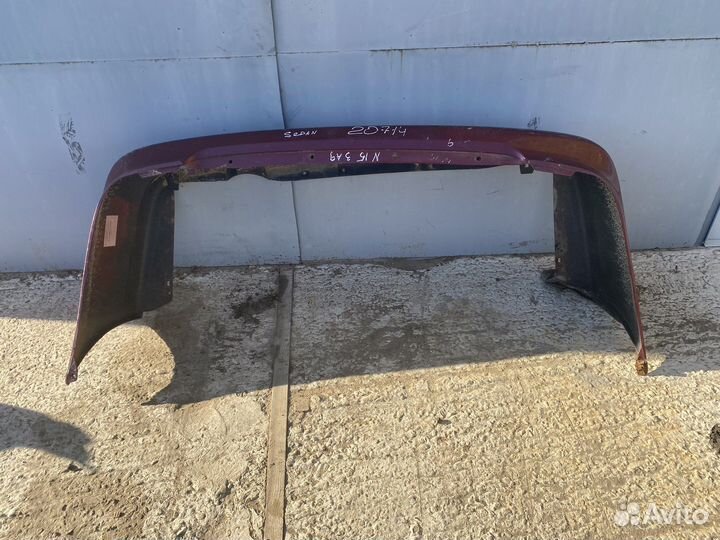 Бампер задний Nissan Almera N15 седан