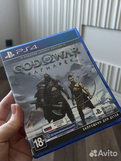 Диск God of war ragnarok PS4/PS5