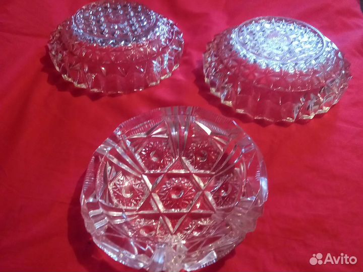 Хрустальная конфетница,СССР новая