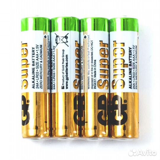Элемент питания GP Super Alkaline15ARS-2SB4 (96)