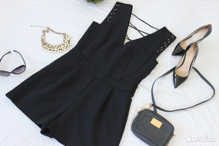 Комбинезон Zara ромпер М 44-46 со шнуровкой