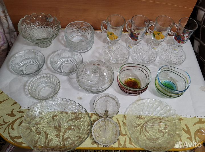 Посуда стекло керамика салатник тарелка