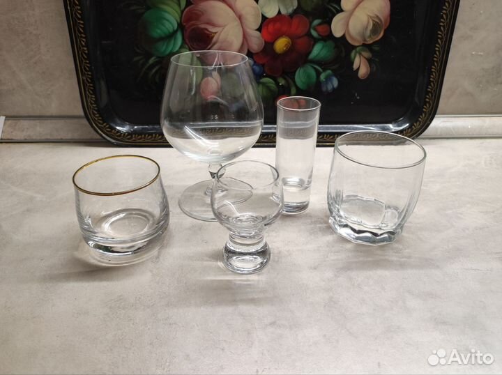 Бокал, рюмки, стаканы