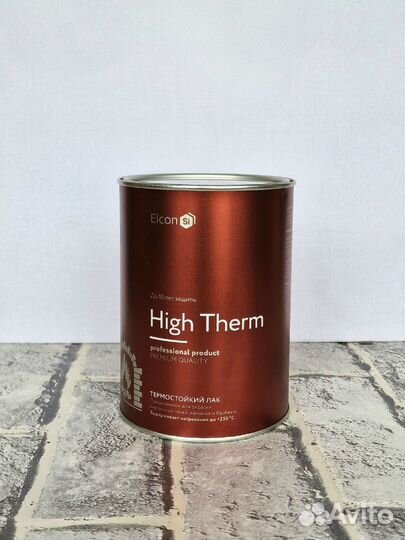 Термостойкий лак Elcon High Therm бесцветный, 0,7л