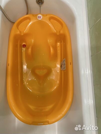 Ванночка для купания с термометром