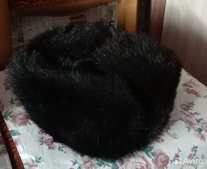 Норковая шапка мужская 60 размер