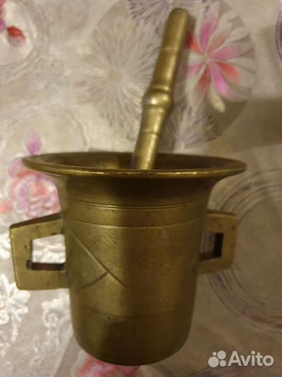 Ступка с пестиком (бронза)