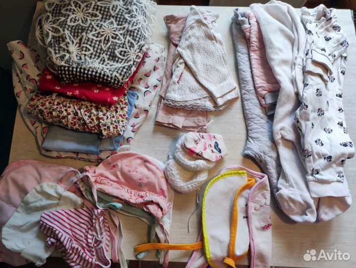 Одежда (платья,комбинезоны) для девочки до 80 разм
