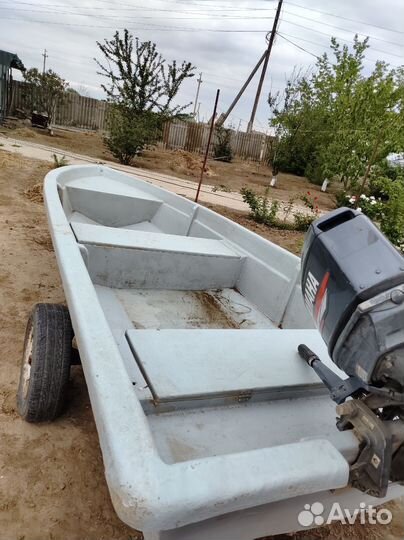 Лодка молния 420,мотор ямаха 25