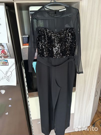 Вечерний Костюм комбинезон с пайетками