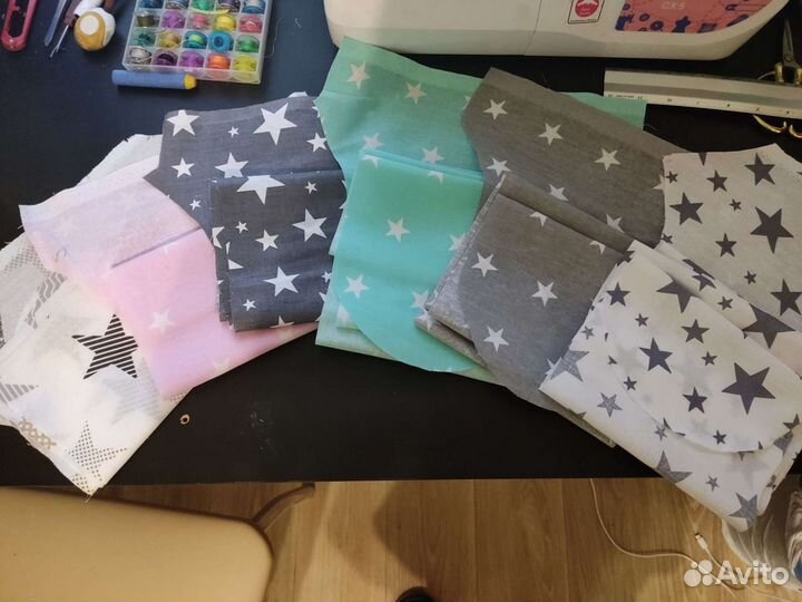 Отрез ткани, хлопок, бязь