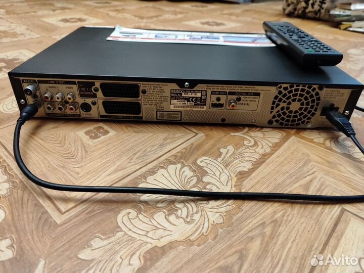 Dvd рекордер Sony RDR-AT 100
