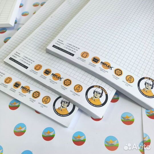 Блокнот с логотипом. Печать блокнотов. Заказать