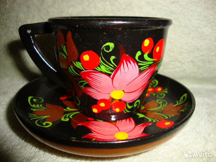 Хохлома кофейная пара