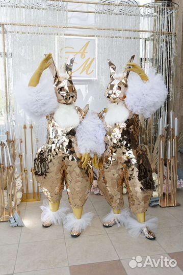 Зеркальные зайки, Аниматор,ростовая кукла,ведущий