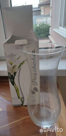 Ваза для цветов стекло