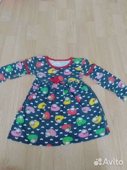 Платье для девочки от 12мес до 4лет