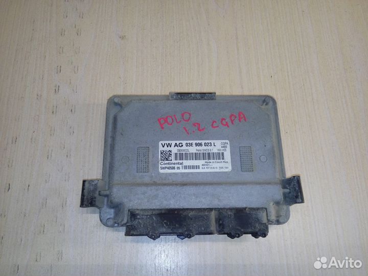 Блок управления двигателя Volkswagen Polo 1.2 cgpa
