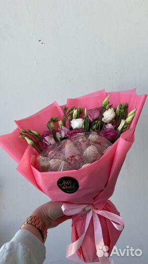 Букет из клубники в шоколаде