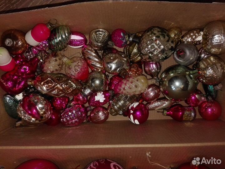 Елочные игрушки СССР. Амур, почта