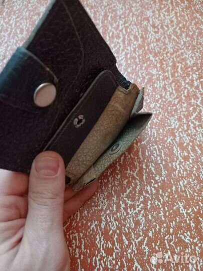 Кошелек женский натуральная кожа бу