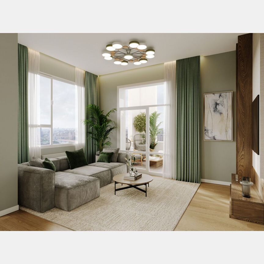 2-к. квартира, 58,9 м², 16/29 эт.