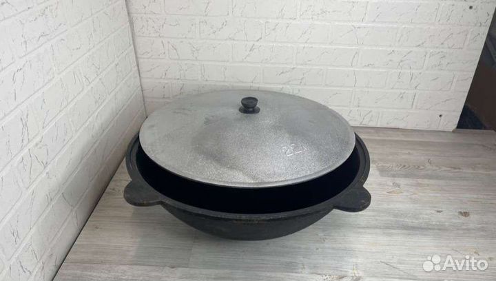 Казан чугунный 22 литра