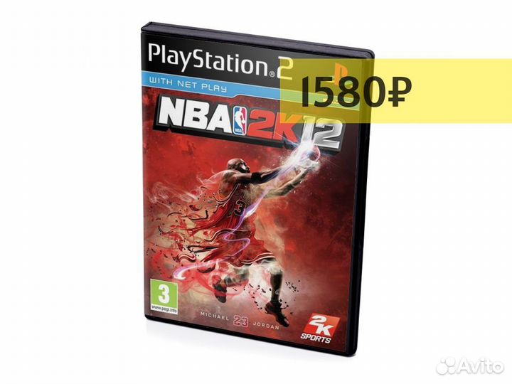NBA 2K12, б/у, английский (PS2)