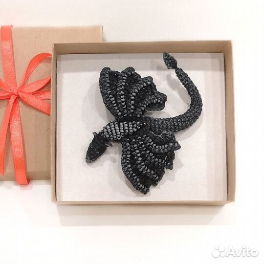 Брошь Дракон