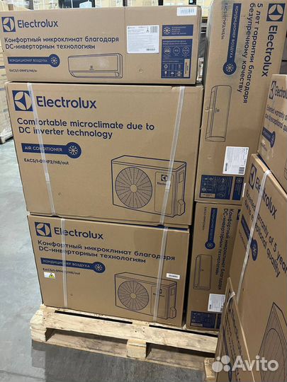 Кондиционеры Electrolux новые с гарантией
