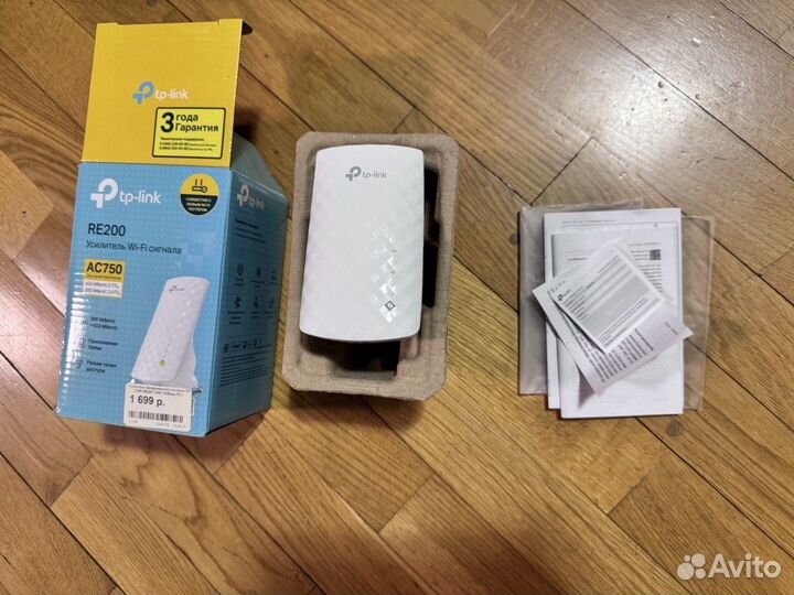 Tp-link WiFi AC750 Усилитель WiFi поддержк Mesh
