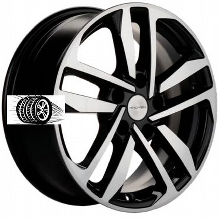 Литые диски Khomen Wheels 6.5×R16 5×108