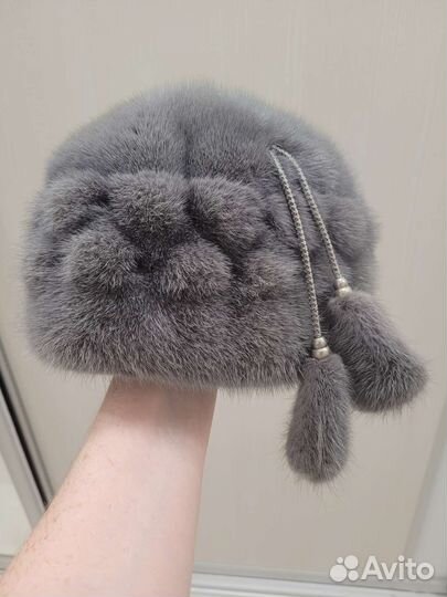 Шапка норковая женская