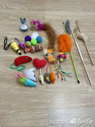 Игрушки для кошки пакетом