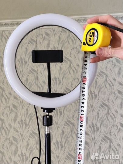 Кольцевая лампа RGB в комплекте с штативом 190см