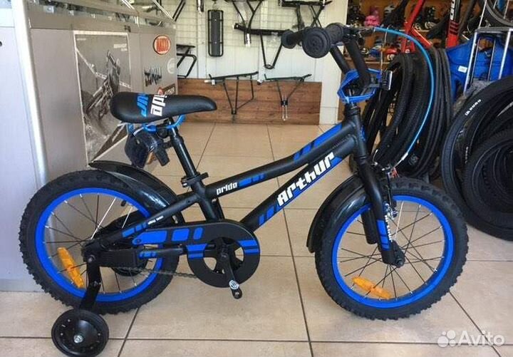 Детский четырехколесный велосипед 14