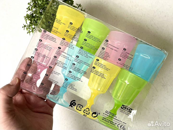 Набор детской посуды икеа дуктиг новый