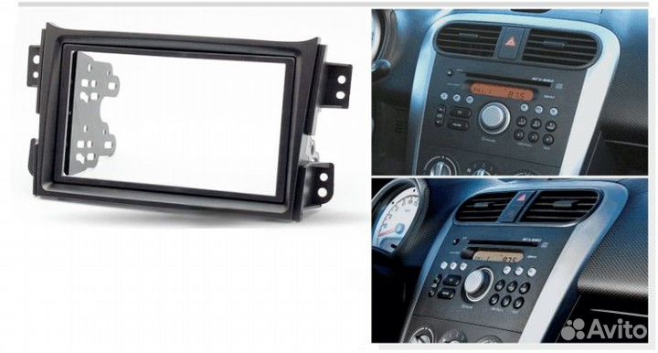 2DIN рамка Suzuki Splash 08-12, Opel Agila 08-14