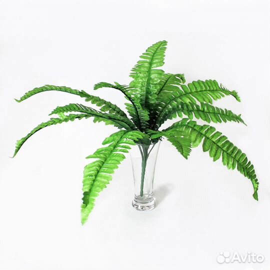 Папоротник, зелень искусственная, 47 см., набор 2 букета