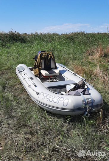 Лодка пвх Cayman N330 + мотор NS Marine 9,8 б/у