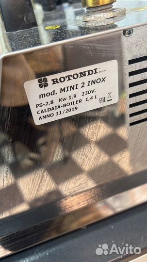 Парогенератор rotondi mini 2 inox
